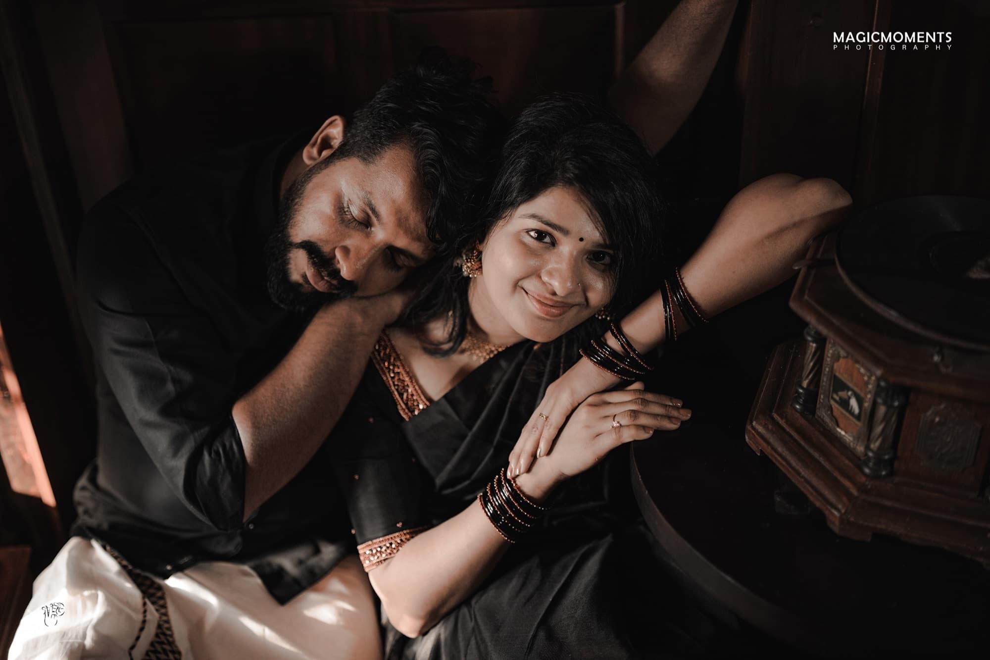 Couple in candid light